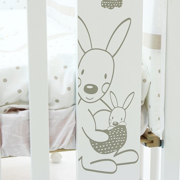 Детская кроватка Micuna Kangaroo с матрацем CH-620 фото 7