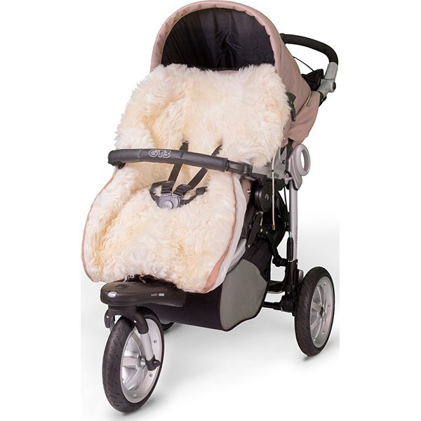 Конверт меховой Esspero Edmund Icelandic Sheep в детскую коляску, натуральная овчина фото 2