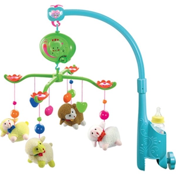 Музыкальный мобиль Henglei Овечки с батарейками - Фото