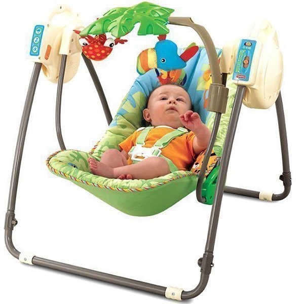 FP M6710  Люлька-колыбелька Fisher Price Тропический Лес фото 3