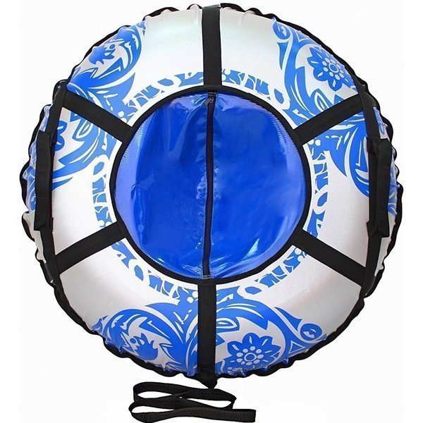 Надувные санки-тюбинг RT Узоры + автокамера, диаметр 93 см - Фото