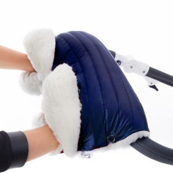 Фото Муфта для рук Esspero Soft Fur Lux Натуральная шерсть, реальные фотографии клиентов | Коляски-Кроватки.Ру