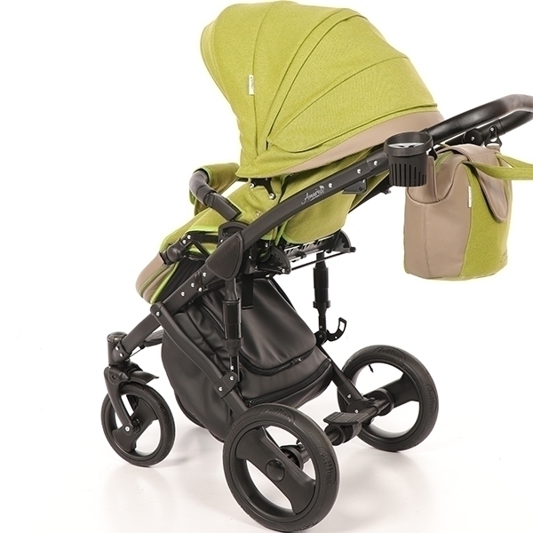 Детская коляска AmaroBaby City Ecco 2 в 1, ткань+эко-кожа фото 24