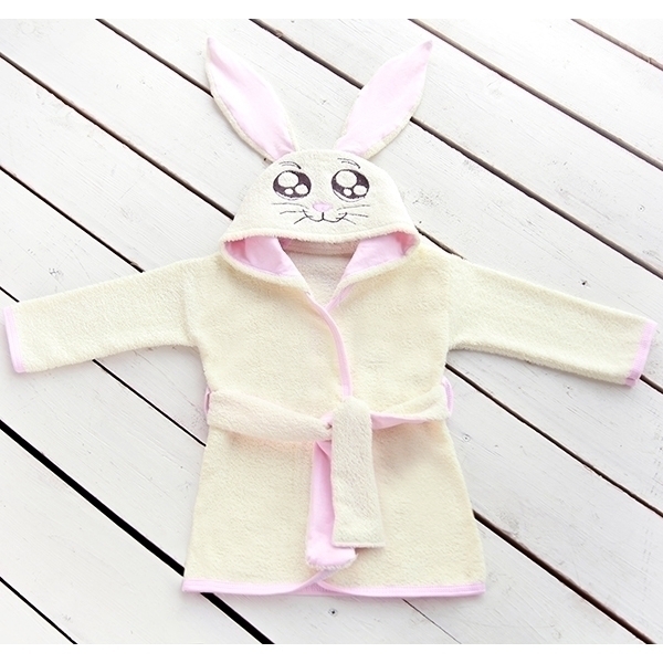 Фото Детский халат Twinklbaby Fun Dry Зайки в подарочной упаковке, размеры на выбор, реальные фотографии клиентов | Коляски-Кроватки.Ру