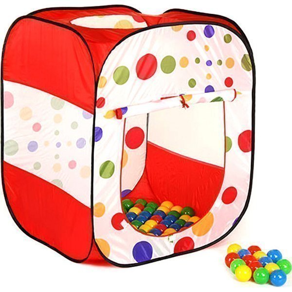 Детская палатка Calida Дом Квадрат + 100 шаров фото 1