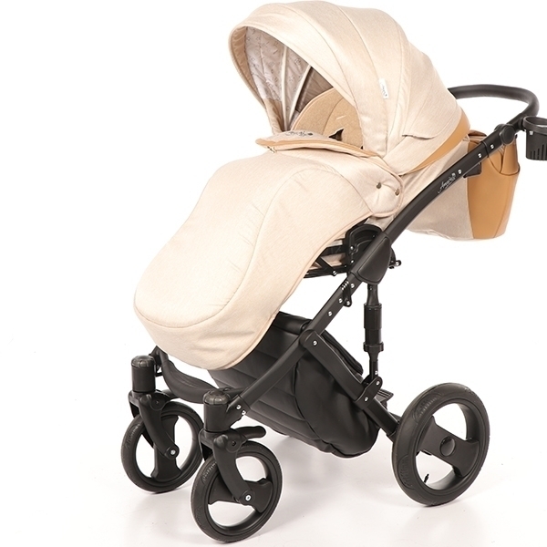 Детская коляска AmaroBaby City Ecco 2 в 1, ткань+эко-кожа фото 3