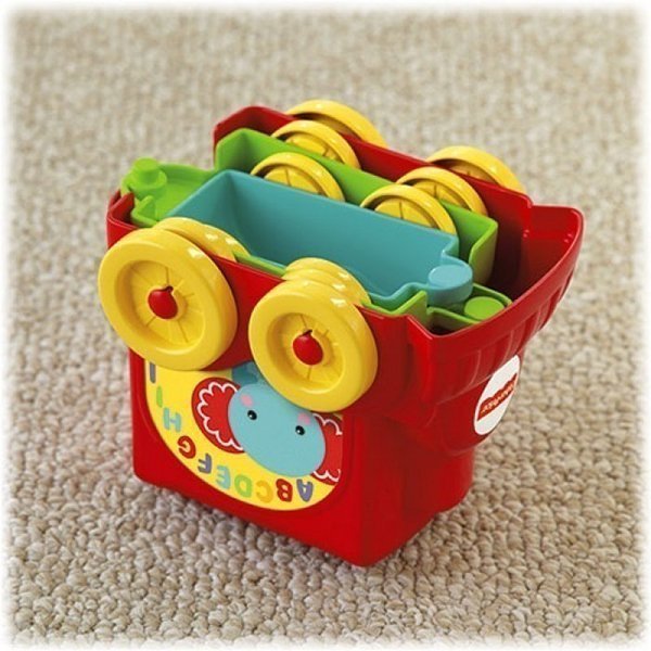 FP CBP38 Кубики-блоки Fisher Price Паровозики фото 3