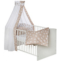 Комплект постельного белья Schardt Little Sheep, 4 предмета (бежевый
						
					) — Фото