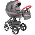 Детская коляска Adamex Monte Deluxe Carbon 3 в 1 Детская коляска Adamex Monte Deluxe Carbon 3 в 1 D44 — Фото
