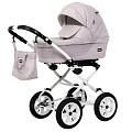 Детская коляска BartPlast Siena Classic 2 в 1 Детская коляска BartPlast Siena Classic 2 в 1 06 светло-бежевый — Фото