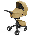 Детская коляска Stokke Xplory X 2 в 1 Black/Golden yellow — Фото
