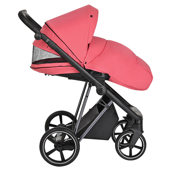 Детская коляска Roan Sol Luxury 2 в 1 на серебряной раме фото 11