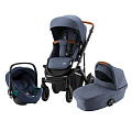 Детская коляска Britax Romer Smile III BS3 i-Sense 3 в 1 Детская коляска Britax Romer Smile III BS3 i-Sense 3 в 1 Indigo Blue — Фото