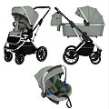 Детская коляска Carrello Aurora CRL-6502/2 3 в 1 с нерегулируемой ручкой Детская коляска Carrello Aurora CRL-6502/2 3 в 1 с нерегулируемой ручкой Tea Green — Фото