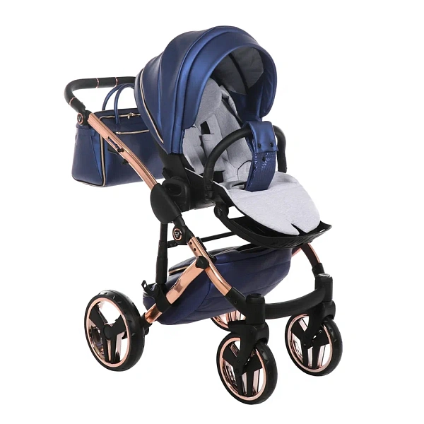 Детская коляска Junama Fluo Line V2 3 в 1 на медной раме фото 16