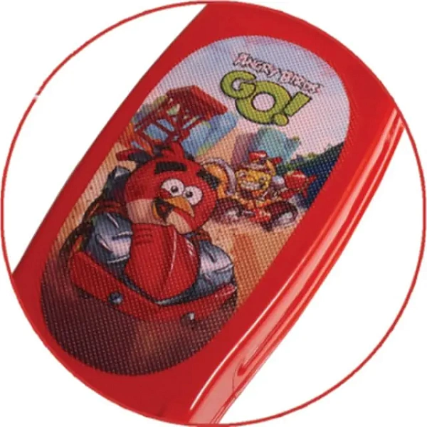 Трехколесный самокат 1Toy Angry Birds 1Той Энгри Бердз с рельефным рисунком Т57581 фото 1