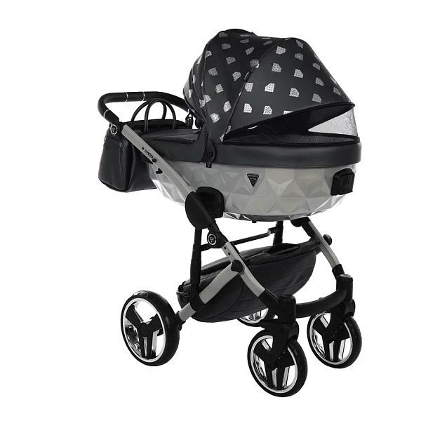 Детская коляска Junama Glow V2 2 в 1 на серебряной раме фото 5