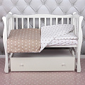 Комплект постельного белья в кроватку AmaroBaby Baby Boom из бязи, 3 предмета Комплект постельного белья в кроватку AmaroBaby Baby Boom из бязи, 3 предмета Звезды — Фото