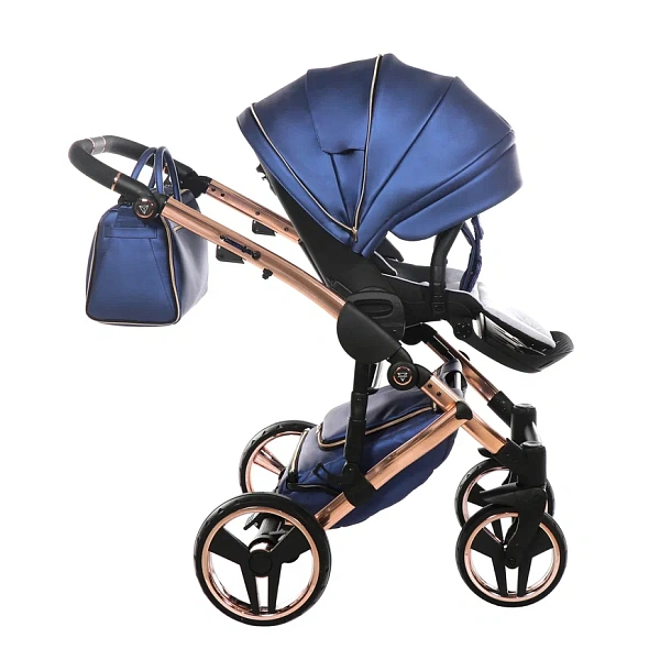 Детская коляска Junama Fluo Line V2 3 в 1 на медной раме фото 11