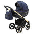 Детская коляска BeBe-Mobile Castello Special Edition 2 в 1 Детская коляска BeBe-Mobile Castello Special Edition 2 в 1 Синий — Фото