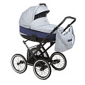 Детская коляска Jedo Classic Bartatina Alu Plus 2 в 1 Детская коляска Jedo Classic Bartatina Alu Plus 2 в 1 15 black — Фото
