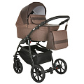 Детская коляска Pituso Nino 2 в 1 Детская коляска Pituso Nino 2 в 1 3001 Brown+Кожа Brown — Фото
