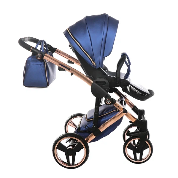 Детская коляска Junama Fluo Line V2 3 в 1 на медной раме фото 9