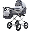 Детская коляска BartPlast Mirage PCO-F 3 в 1 Детская коляска BartPlast Mirage PCO-F 3 в 1 03 серый — Фото