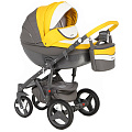 Детская коляска Adamex Monte Deluxe Carbon 3 в 1 Детская коляска Adamex Monte Deluxe Carbon 3 в 1 D108 — Фото