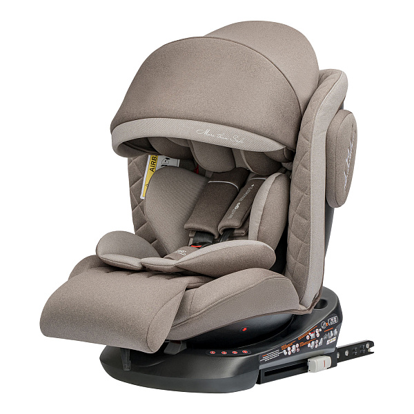 Детское автокресло Indigo Smart+ Isofix, капюшон, подножка фото 1