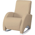 Кресло-качалка Micuna Wing Confort White Leatherette beige искусственная кожа — Фото