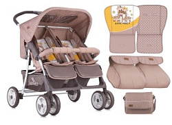 Детская прогулочная коляска для двойни и погодок Bertoni (Lorelli) Twin Детская прогулочная коляска для двойни и погодок Bertoni (Lorelli) Twin