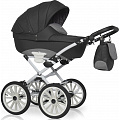 Детская коляска Expander Xenon Prestige 2 в 1, эко-кожа 04 Carbon Графит — Фото