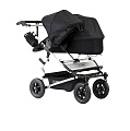 Детская коляска для двойни Mountain Buggy Duet 2 в 1 Black 3.0 — Фото