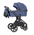 Детская коляска Carrello Ultimo CRL-6518 2 в 1 на черной раме Детская коляска Carrello Ultimo CRL-6518 2 в 1 на черной раме Arctic Blue — Фото