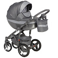 Детская коляска Adamex Monte Deluxe Carbon 3 в 1 Детская коляска Adamex Monte Deluxe Carbon 3 в 1 D38 — Фото