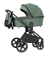Детская коляска Carrello Ultimo CRL-6518 2 в 1 на черной раме Детская коляска Carrello Ultimo CRL-6518 2 в 1 на черной раме Fem Green — Фото
