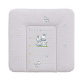 Мягкий пеленальный матрац Ceba Baby Mix на комод 70 x 75 см Zebra grey W-144-002-260 — Фото