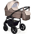 Детская коляска Indigo Charlotte 18 F 3 в 1 Детская коляска Indigo Charlotte 18 F 3 в 1 Ch 37 Коричневый + Бежевый — Фото