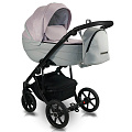 Детская коляска Bexa Ideal 2 в 1 06 св.розовый+серая кожа — Фото