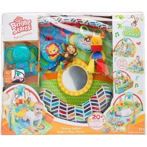 Развивающий коврик Bright Starts Брайт Стартс Солнечное Сафари 52157 фото 5