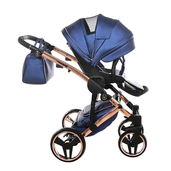 Детская коляска Junama Fluo Line V2 3 в 1 на медной раме фото 12