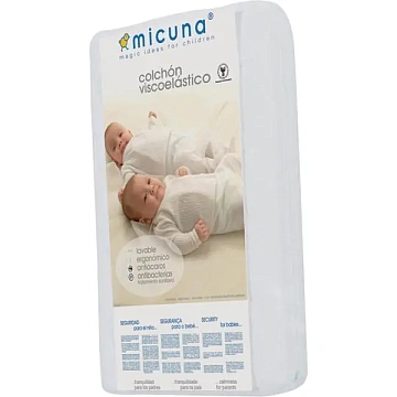Матрас Micuna Микуна CH-1294 из виско-эластика в кроватку 140 х 70 см