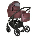 Детская коляска Pituso Nino 2 в 1 Детская коляска Pituso Nino 2 в 1 3006 Purple +Кожа Metalic Purple — Фото