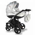 Детская коляска Sevillababy Ravento Eco 2 в 1 Детская коляска Sevillababy Ravento Eco 2 в 1 RVE-10, серебро экокожа — Фото