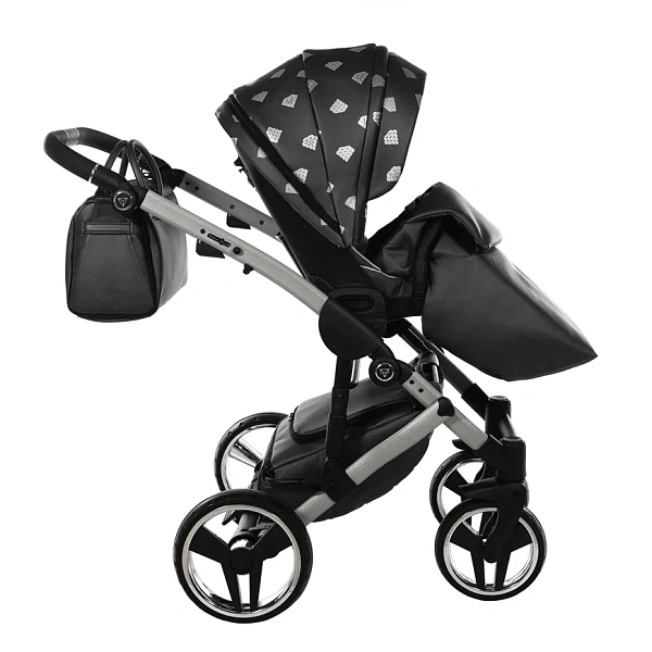Детская коляска Junama Glow V2 2 в 1 на серебряной раме фото 20