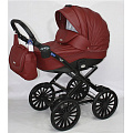 Детская коляска BeBe-Mobile Giulia Deluxe Carbon 2 в 1, эко-кожа Детская коляска BeBe-Mobile Giulia Deluxe Carbon 2 в 1, эко-кожа 57S — Фото