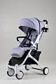 Детская прогулочная коляска BabyZz D200 (Серый/Белая рама
						
					) — Фото