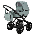 Детская коляска Bebe-Mobile Gusto Retro Deluxe 3 в 1, 100% экокожа GU119 — Фото