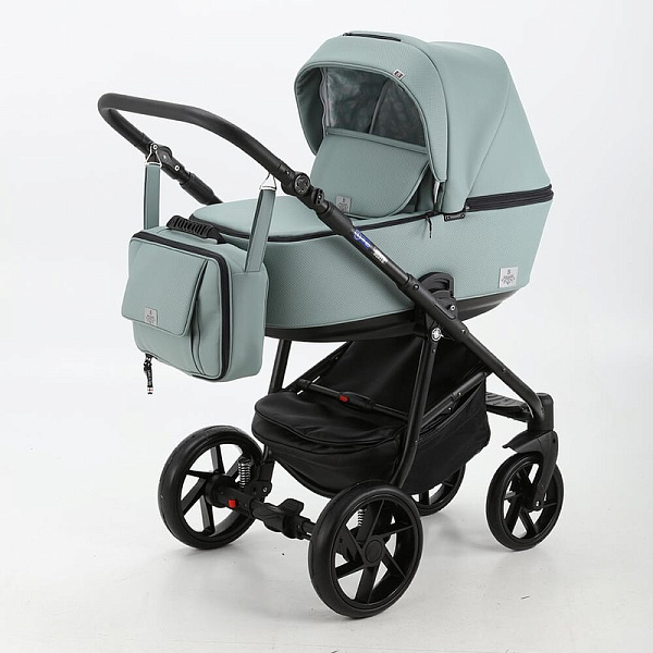 Детская коляска BeBe-Mobile Gusto Deluxe 2 в 1, эко-кожа фото 1
